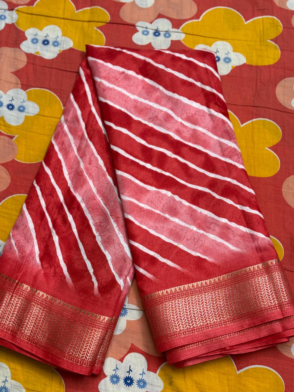 Lahariya Bapta Silk Saree