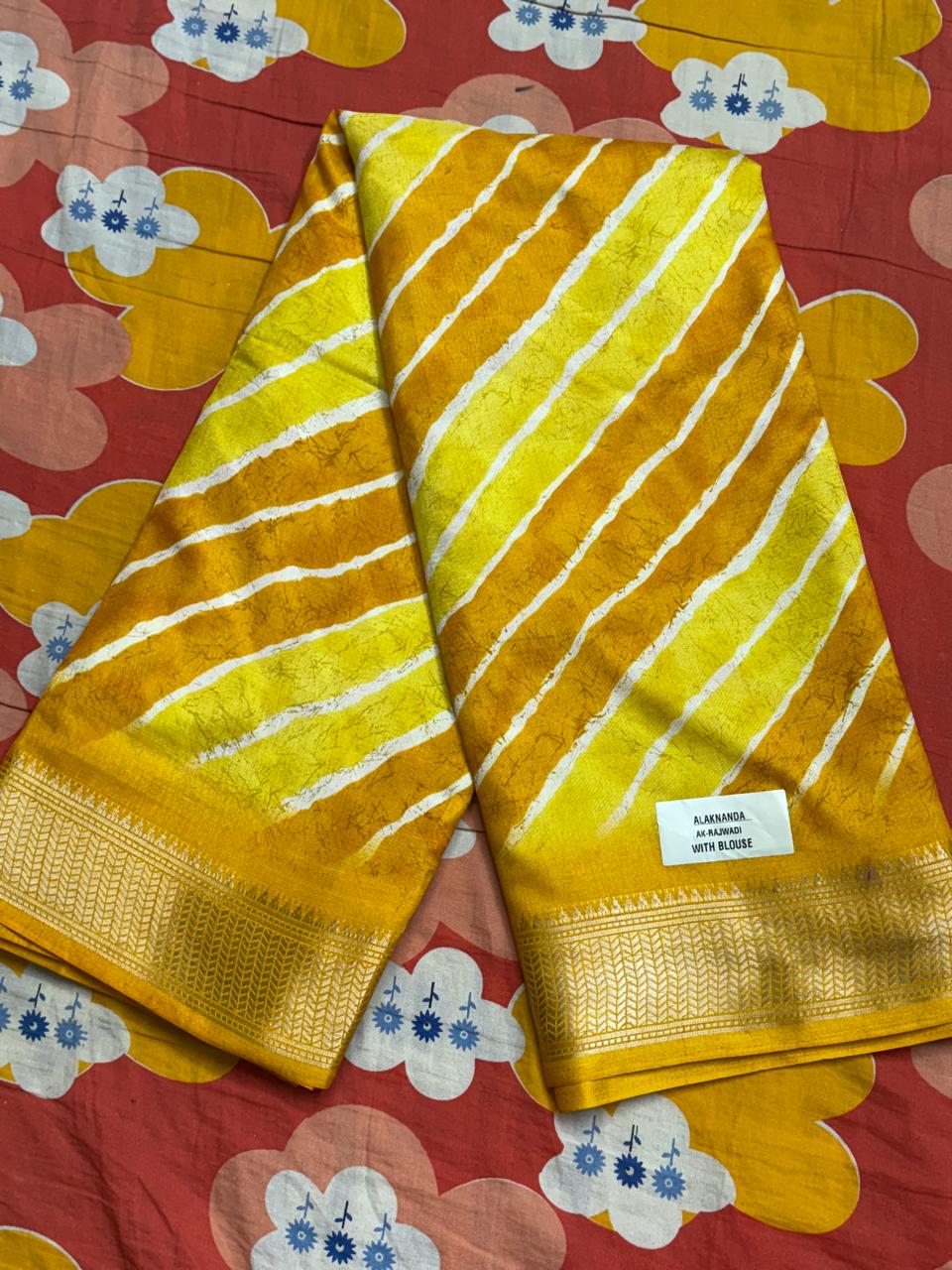 Lahariya Bapta Silk Saree