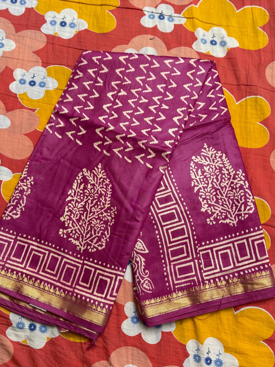 Maheswari Bapta Silk Saree