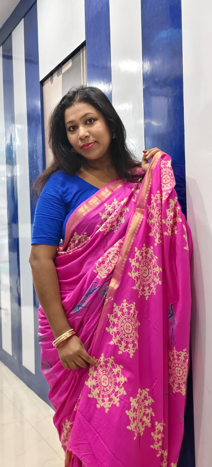 Maheswari Bapta Silk Saree